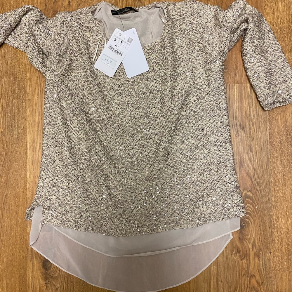 Zara sequin sweater
